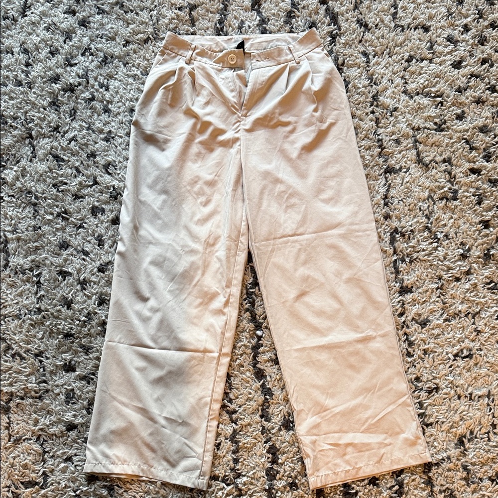 SHEIN Light Tan Trousers